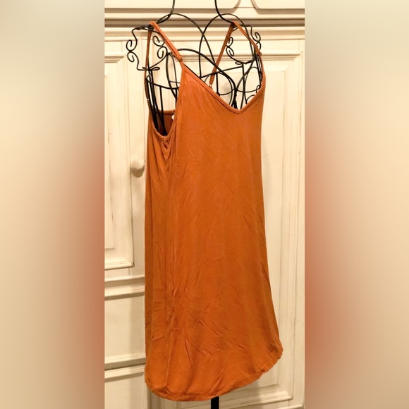 Coral Free People Adjustable Spaghetti Strap Shirt - Picture 4 of 5